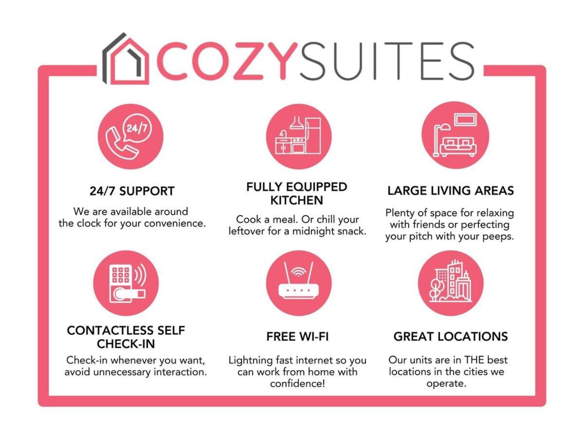 Modern Downtown Apartment 2Br 2Ba By Cozysuites Indianapolis Kültér fotó